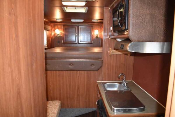 2006 Exiss 7407LQ 4 Horse Trailer with 7′ Short Wall