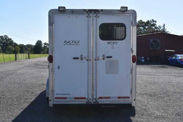 2006 Exiss 7407LQ 4 Horse Trailer with 7′ Short Wall