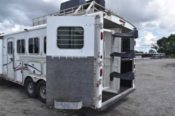 2007 American Spirit 8410GLQ 4 Horse Trailer with 10′ Short Wall