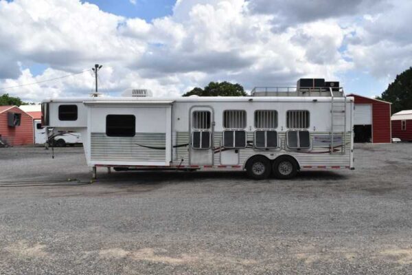 2007 American Spirit 8410GLQ 4 Horse Trailer with 10′ Short Wall