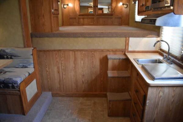 2007 American Spirit 8410GLQ 4 Horse Trailer with 10′ Short Wall