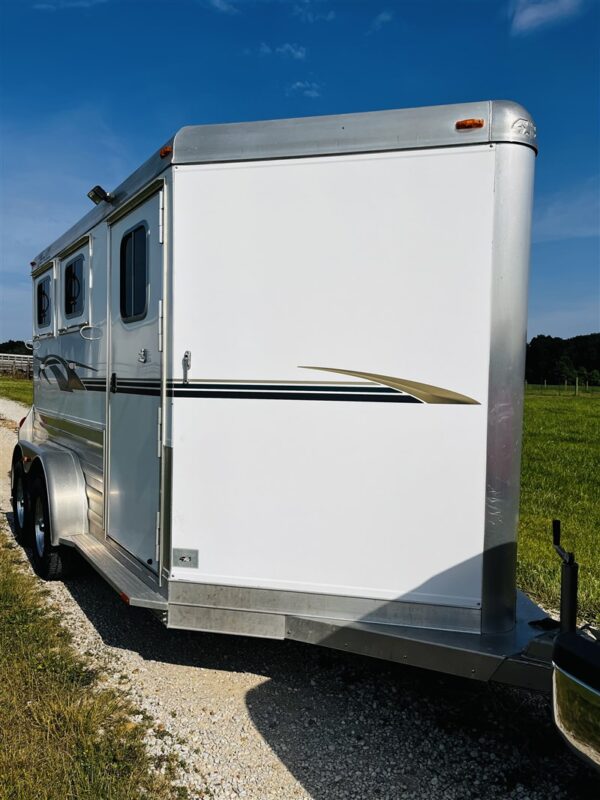 2015 4 Star 2 Horse Slant Load Bumper Pull