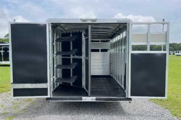 Used 2022 Shadow STK Stock Trailer with 8′ Short Wall