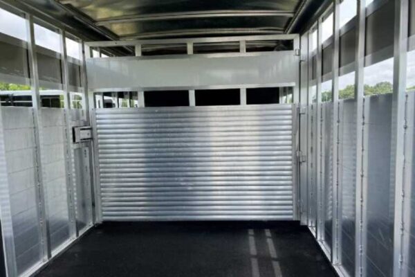 Used 2022 Shadow STK Stock Trailer with 8′ Short Wall