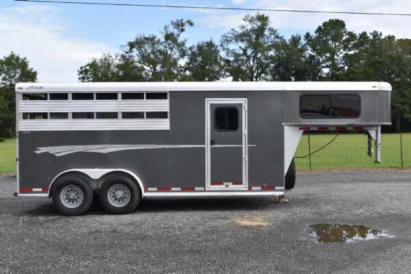 2018 Adam 7304GN 3 Horse Trailer