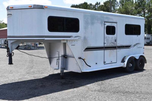 2000 Sundowner 7204GNST 2 Horse Trailer