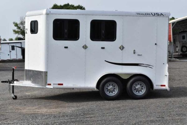 2019 Trailers USA 2HSLBPDLX 2 Horse Trailer