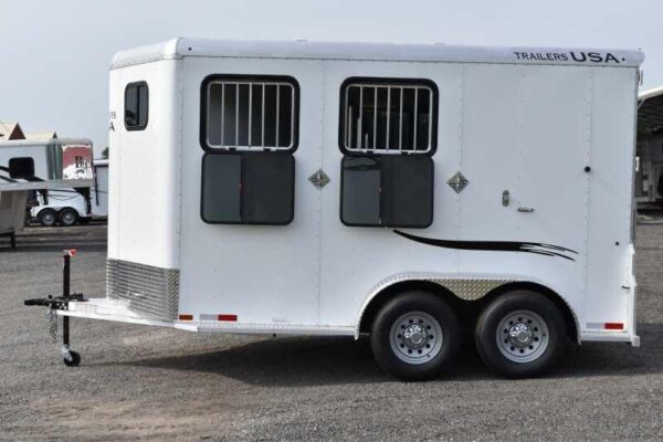 2019 Trailers USA 2HSLBPDLX 2 Horse Trailer