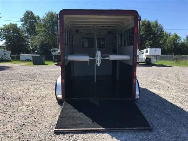 2007 Hawk 2 Horse Bumper Pull Side Ramp