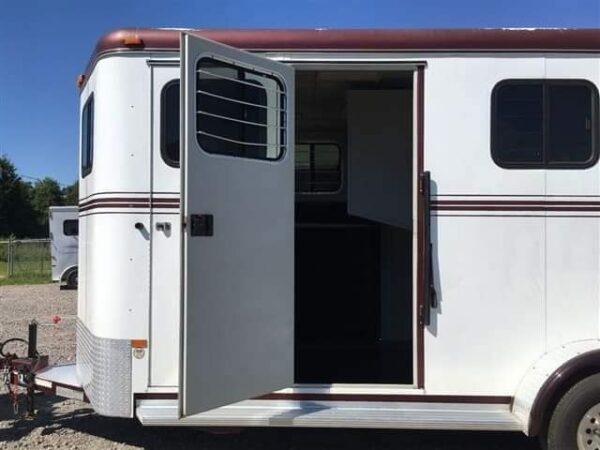 2007 Hawk 2 Horse Bumper Pull Side Ramp