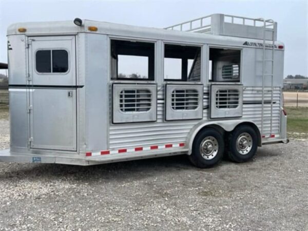 1999 Elite Custom 3 Horse Trailer