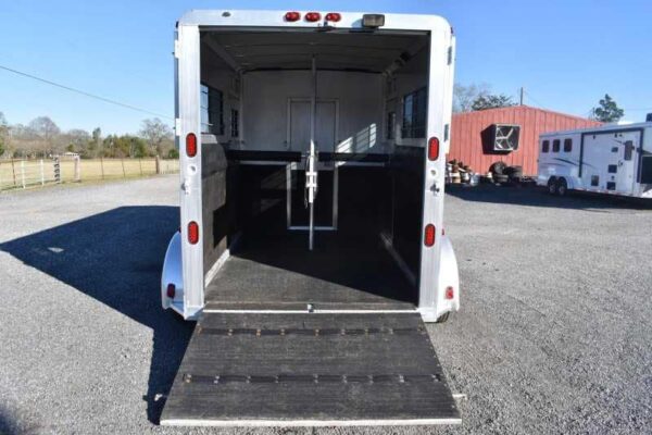 Used 1998 Silver Star 2HGN 2 Horse Trailer with 6′ Short Wall