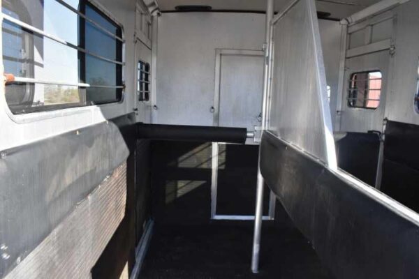 Used 1998 Silver Star 2HGN 2 Horse Trailer with 6′ Short Wall