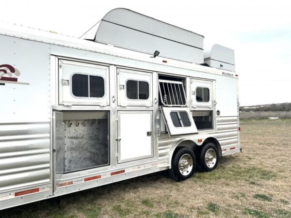 2011 Platinum Coach 4 Horse 15 SW Rear Load Horse Trailer