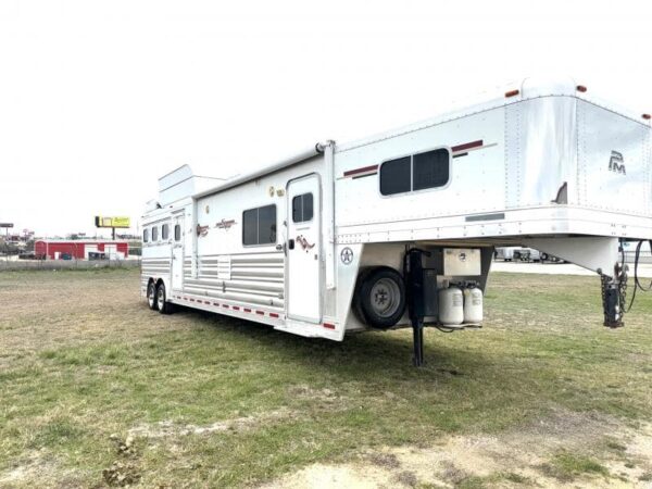 2011 Platinum Coach 4 Horse 15 SW Rear Load Horse Trailer