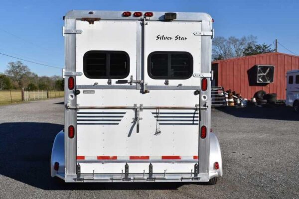 Used 1998 Silver Star 2HGN 2 Horse Trailer with 6′ Short Wall