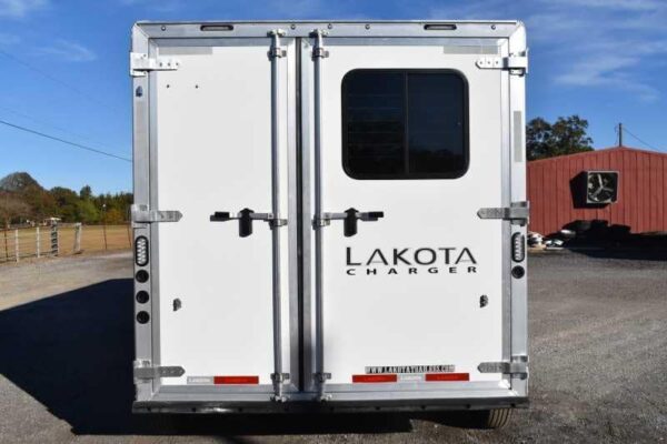 2022 Lakota Charger LQ 2 Horse Trailer with 9′ Short Wall